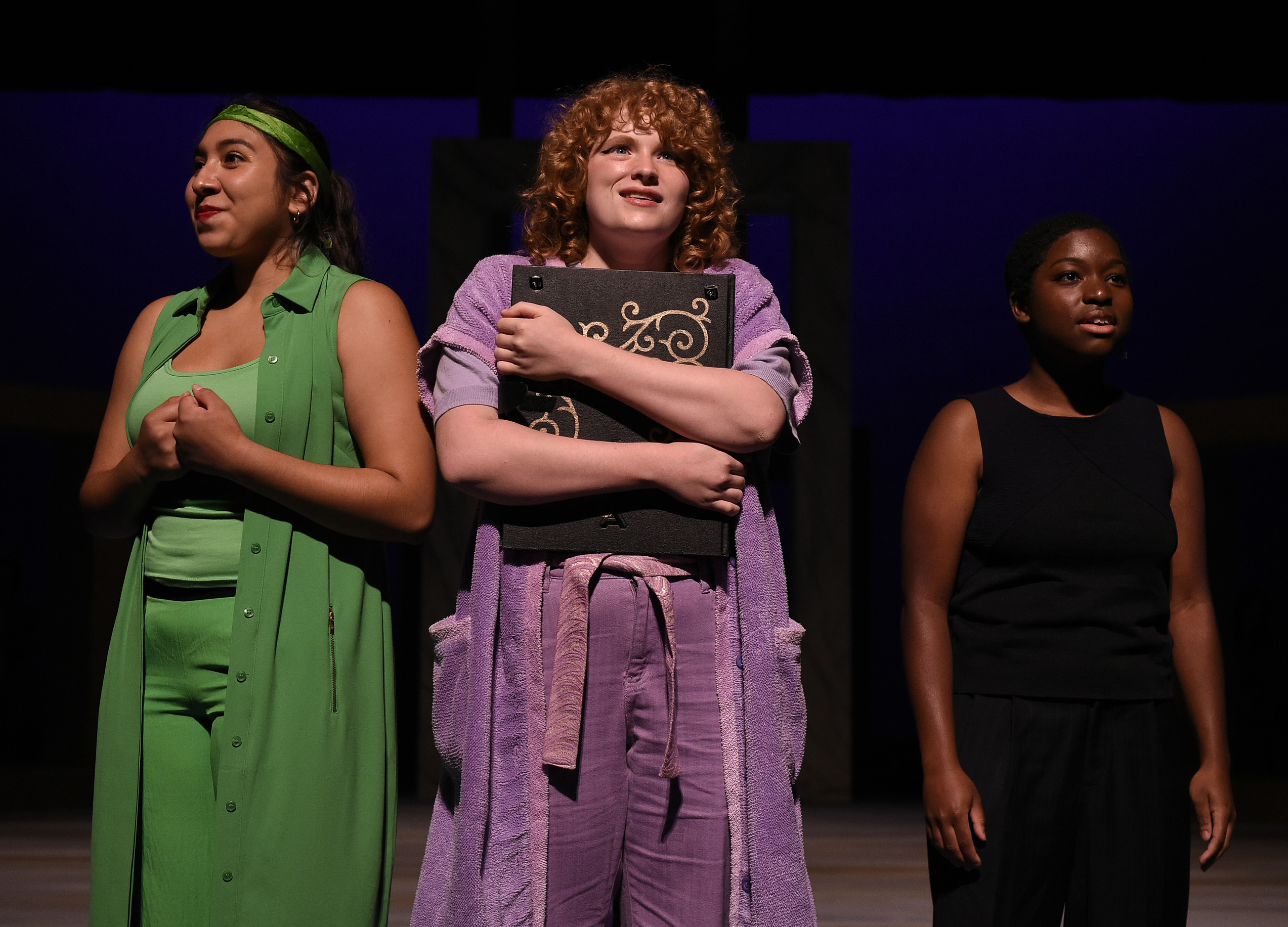 USC School of Dramatic Arts students (l to r) Maya Reyna, Ginger Gordon and Kalani Sloane in the SDA production of 