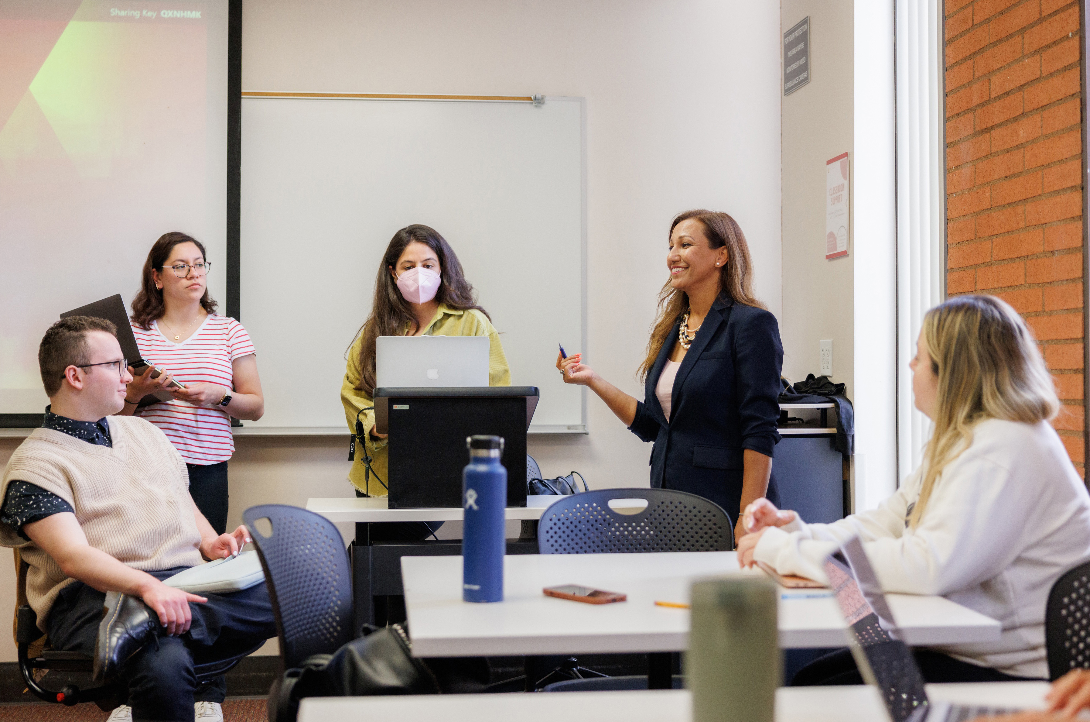 Students learn about legal issues in education.