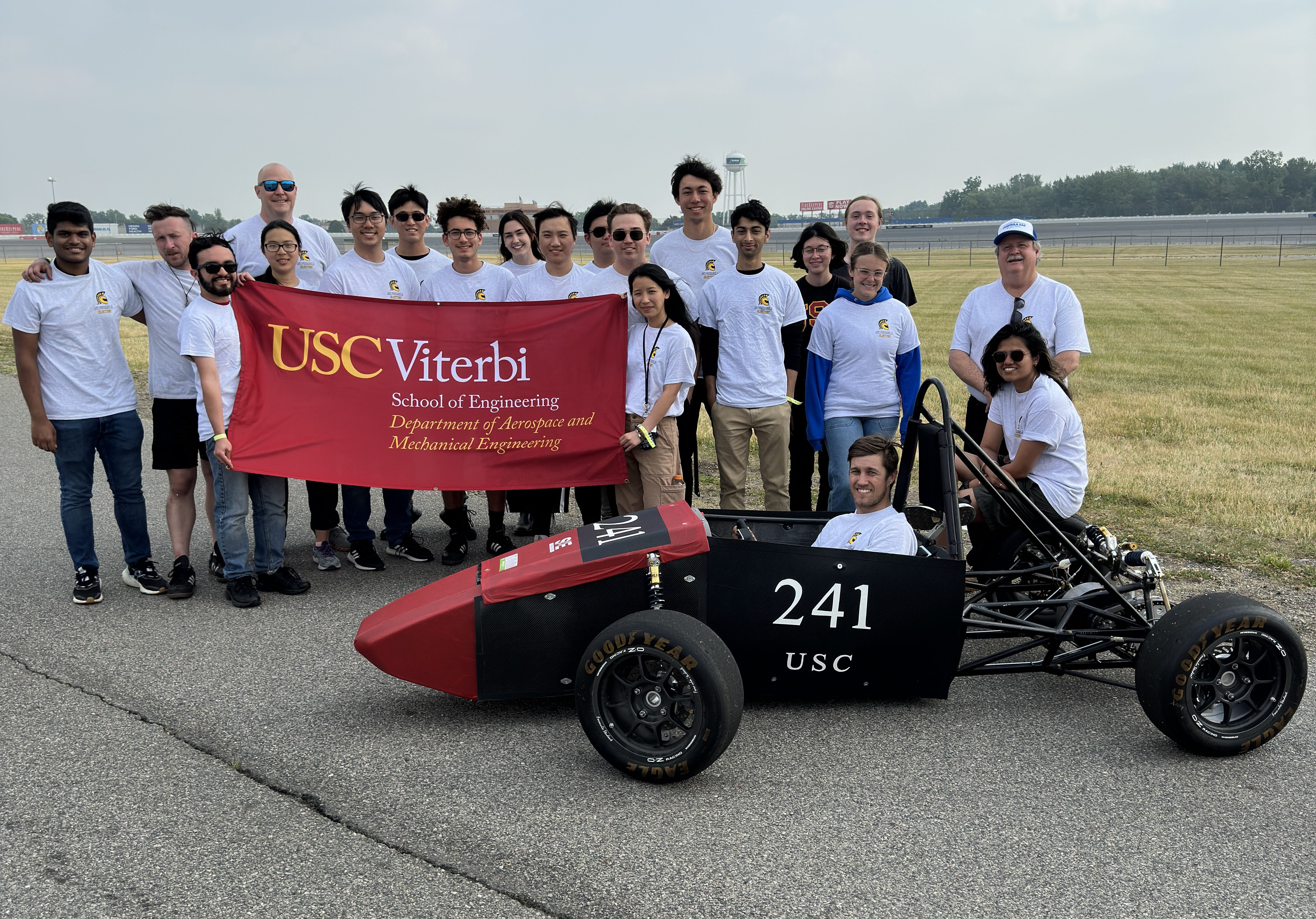 The Society for Automobile Engineers (SAE) 2023 Formula SAE Electric Vehicle (FSAE EV) competition at the Michigan International Speedway (MIS) in Brooklyn, MI.