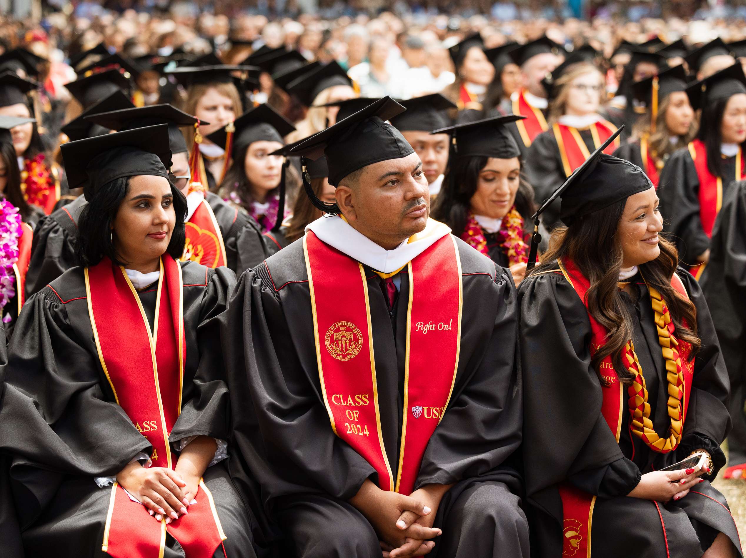 Graduates of Bovard College at Commencement. Photo courtesy of USC Bovard College.