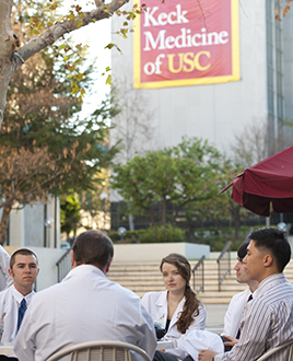 Students at the Keck School of Medicine.