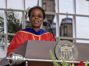 Interim President Wanda M. Austin